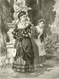 Due gentiluomini di Verona. Atto I, Scena II da Felix Octavius Carr Darley