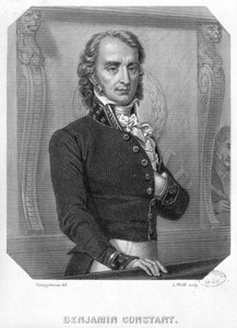 Henri Benjamin Constant de Rebecque (1767-1830) alla tribuna da Felix Philippoteaux