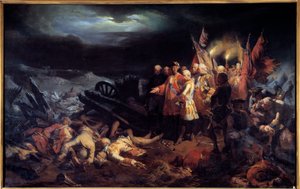 Guerra di successione austriaca: La battaglia di Fontenoy da Felix Philippoteaux