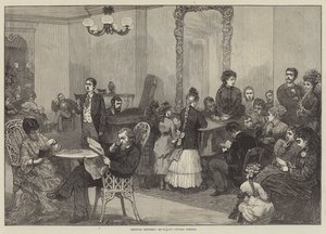 Schizzi americani, vita in hotel, domenica sera