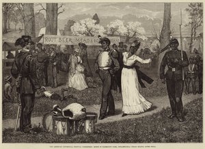 Festival del Centenario Americano, Scena nel Fairmount Park, Filadelfia, Milizia Nera dopo l