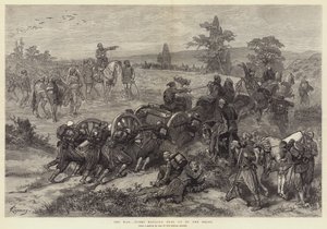 La guerra, i turchi trasportano i cannoni al fronte da Felix Regamey
