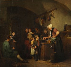 Dentro il negozio del villaggio da Felix Schlesinger