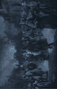 Dal Fronte Occidentale. Dopo la battaglia, illustrazione da Hindenburg pubblicata da Daterlandischer Derlag C U Weller Berlin da Felix Schwormstadt