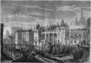 Architettura: vista della facciata occidentale dell