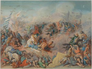 Morte del duca Luitpold nella battaglia d