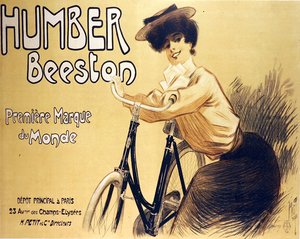Poster pubblicitario per biciclette Humber Beeston da Ferdinand  Misti Mifliez