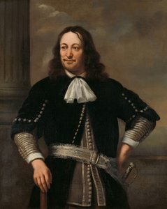 Ritratto di un Ufficiale di Marina, probabilmente il Viceammiraglio Aert van Nes (1626-1693) da Ferdinand Bol