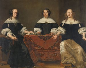 Ritratto delle tre reggenti del Leprozenhuis, Amsterdam, c.1668
