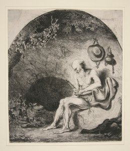 San Girolamo nella grotta da Ferdinand Bol