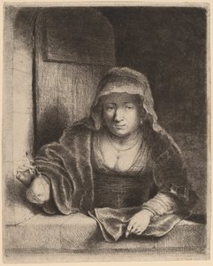 La donna con la pera da Ferdinand Bol