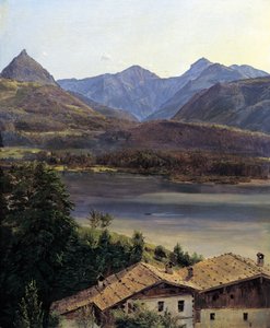 Il lago Wolfgang da Ferdinand Georg Waldmuller