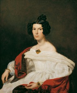 La moglie del funzionario di corte Josef von Stadler da Ferdinand Georg Waldmuller
