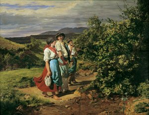 Ritorno dal lavoro (Gli amanti al bivio) da Ferdinand Georg Waldmuller