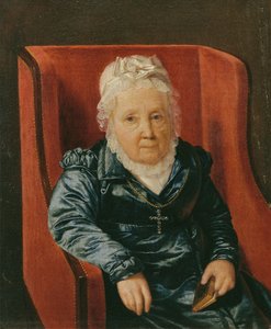 Rosina Wieser in poltrona da Ferdinand Georg Waldmuller