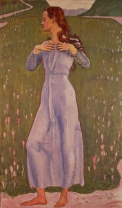 Emozione (Ergriffenheit), 1900 da Ferdinand Hodler