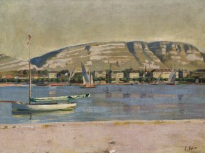 Porto di Ginevra e il Saleve da Ferdinand Hodler