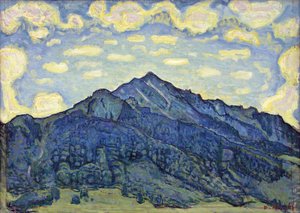 Paesaggio nelle Alpi svizzere da Ferdinand Hodler