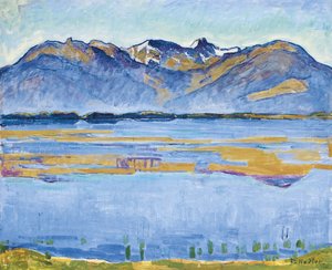 Paesaggio del Montana con Becs de Bosson e Vallon de Réchy da Ferdinand Hodler