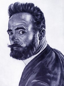 Autoritratto, 1891 da Ferdinand Hodler
