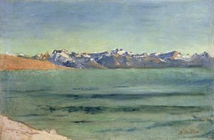 Alba su Monte Bianco, c.1890 da Ferdinand Hodler