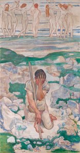 Il sogno del pastore da Ferdinand Hodler
