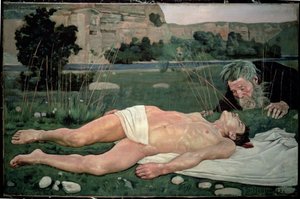 Il buon samaritano, 1886 da Ferdinand Hodler