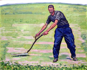 Il falciatore da Ferdinand Hodler