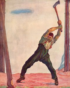 Il taglialegna, 1910 da Ferdinand Hodler
