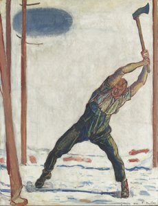 Il taglialegna, 1910 da Ferdinand Hodler