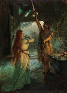 Valchiria 1° Atto: Sieglinde e suo fratello Siegmund da Ferdinand Leeke