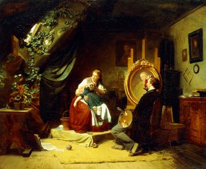 Il piccolo seduto irrequieto da Ferdinand Meyer Wismar