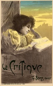 Poster del Journal La Critique, 1900
