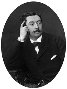 Charles Masset, attore francese, foto di Mulnier da Ferdinand Mulnier
