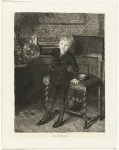 Ragazzo che soffia bolle da Ferdinand Oldewelt