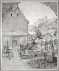 Cimitero di San Pietro a Salisburgo, Austria ... da Ferdinand Olivier