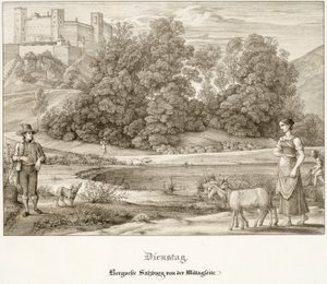 Martedì: Il Castello di Salisburgo Visto da Sud