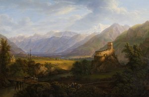 La valle di Glurns con l