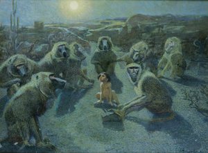 Mowgli Catturato dalle Scimmie da Ferdinand Schebek
