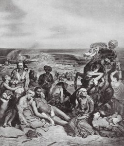 I massacri di Chio da Ferdinand Victor Eugene (after) Delacroix