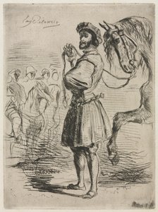 Un signore al tempo di Francesco I, 1833 da Ferdinand Victor Eugene Delacroix