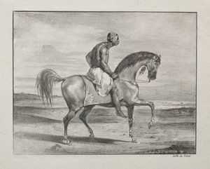 Africano a Cavallo, 1823 da Ferdinand Victor Eugene Delacroix