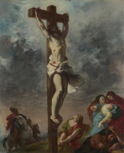 La crocifissione da Ferdinand Victor Eugene Delacroix