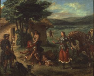 Erminia e i pastori da Ferdinand Victor Eugene Delacroix