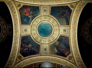 Storia e Filosofia. Cupola della biblioteca dell