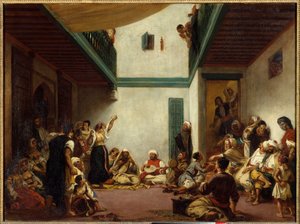 Matrimonio ebraico in Marocco da Ferdinand Victor Eugene Delacroix