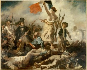 La libertà che guida il popolo, 28 luglio da Ferdinand Victor Eugene Delacroix