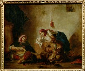 Musiciens juifs de Mogador - Musicisti ebrei di Mogador ... da Ferdinand Victor Eugene Delacroix