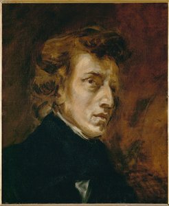 Ritratto di Frederic Chopin ... da Ferdinand Victor Eugene Delacroix
