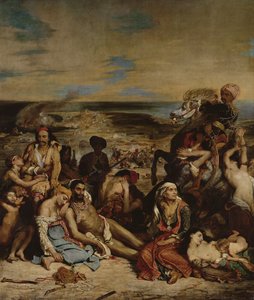Scene dal Massacro di Chio, 1822 da Ferdinand Victor Eugene Delacroix